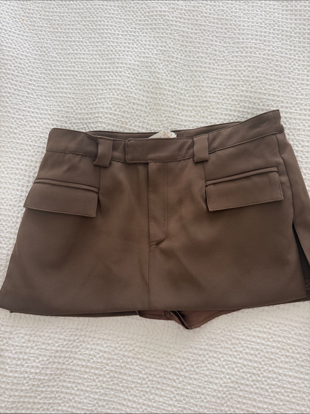 Misguided Brown Mini Skort